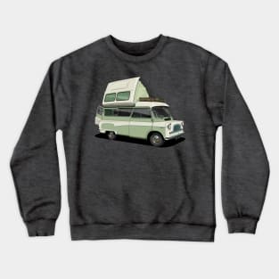 Bedford Camper Van in light green Crewneck Sweatshirt